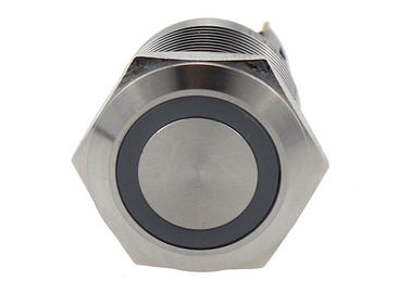 C.A. momentânea do diodo emissor de luz 5A 250V do interruptor de tecla 22mm do anti metal do vândalo Ring Symbol