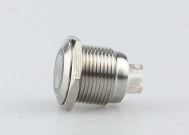 interruptor de tecla da montagem do painel do diodo emissor de luz de 12V 24V, interruptor de tecla momentâneo de 1NO 16mm