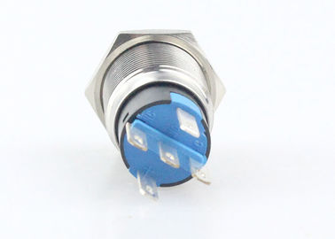 Interruptor de tecla do metal do diodo emissor de luz de Dot Type, 5 pesos de Pin Push Button Switch Light