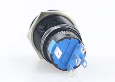 o interruptor de tecla do metal de 19mm, diodo emissor de luz 12V do ponto iluminou o interruptor de tecla