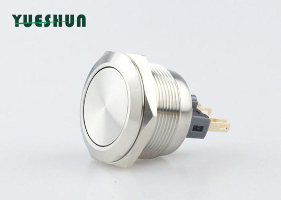 qualidade  25mm Panel Mount Push Button Switch , Stainless Steel Push Button Switch Fábrica