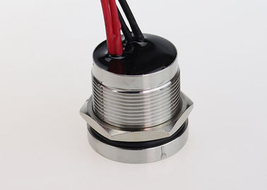 sistema Piezo do controle de acesso do diodo emissor de luz 12V 24V de Ring Symbol do interruptor do toque do metal IP68 de 22mm