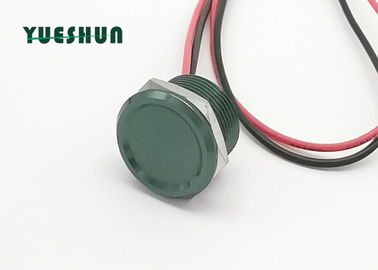 Interruptor Piezo impermeável do toque, corpo de alumínio da cor verde de interruptor de tecla