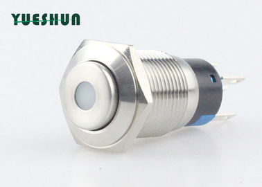 Interruptor de tecla do metal do diodo emissor de luz de Dot Type, 5 pesos de Pin Push Button Switch Light