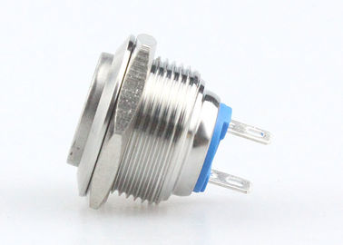 Interruptor de tecla do metal de IP65 19mm, micro cabeça alta momentânea do interruptor de tecla