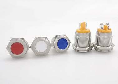 Luzes indicadoras do diodo emissor de luz de Pin Terminal Panel Mount, luzes indicadoras impermeáveis 16mm 19mm 22mm 25mm