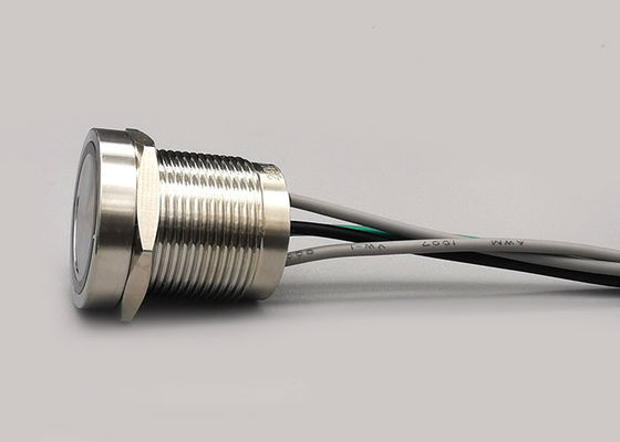 Ciclos impermeáveis piezoelétricos do botão de interruptor de IEC529 19mm 50 milhão