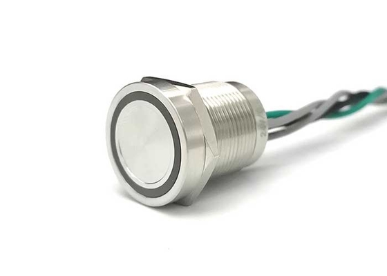 tecla Piezo conduzida 22mm do interruptor do toque de Illumin de aço inoxidável para Industri